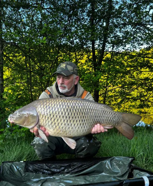 Pete with a 33 common from Pleasure Lake Limoges