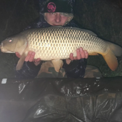 Jamie with a catch from a  recent session