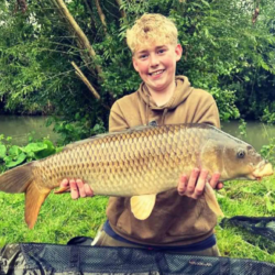 Kieran with an 18lb 7oz!