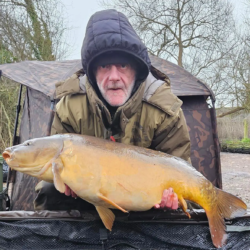 Trevor with a 30lb catch!