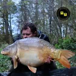 Martin with a 37lb French mirror