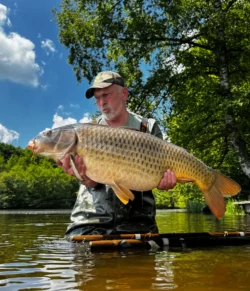 46:14lb commong from pleasure lakes, carp fishing limoges